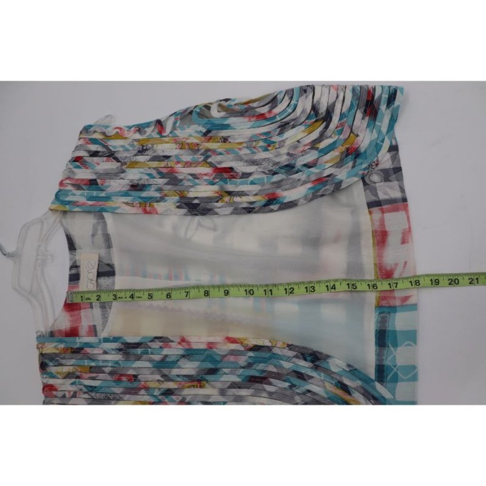 Vintage Cache Women’s M/L Open Front Vest Floral … - image 8